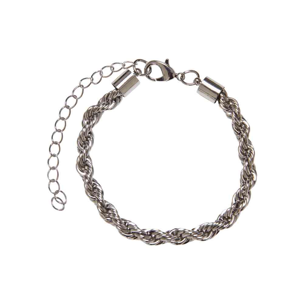 Urban Classics - Charon Intertwine Armband - Zilverkleurig